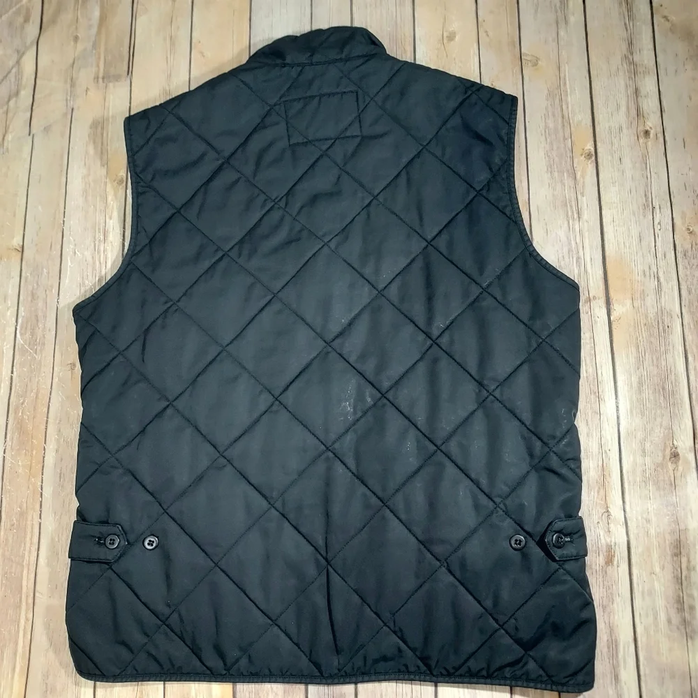 J. Crew Sussex navy quilted insulated vest L